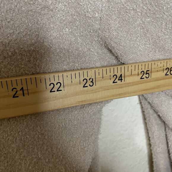 Barefoot Dreams CozyChic Lite Half Zip Tunic Sweater Womens Size 1X Cream Soft - Picture 5 of 8